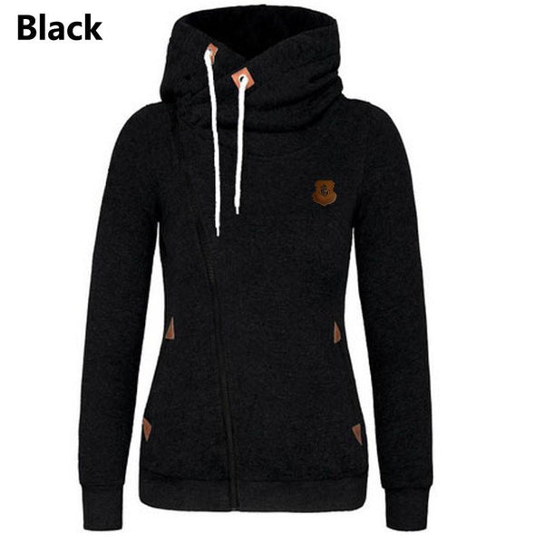 Zipper Design Hoodies - Sweaters