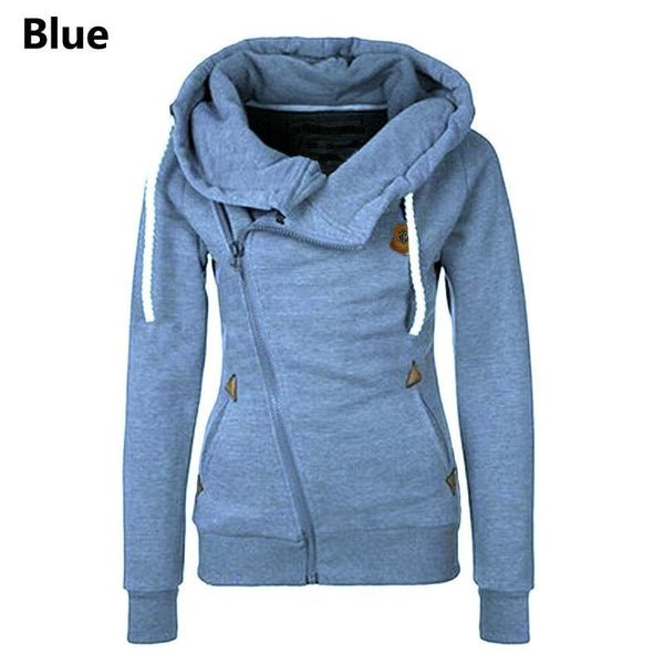 Zipper Design Hoodies - Sweaters