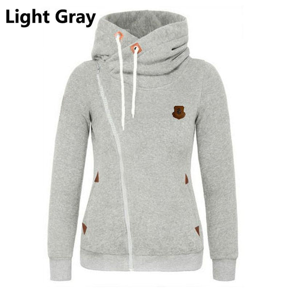 Zipper Design Hoodies - Sweaters