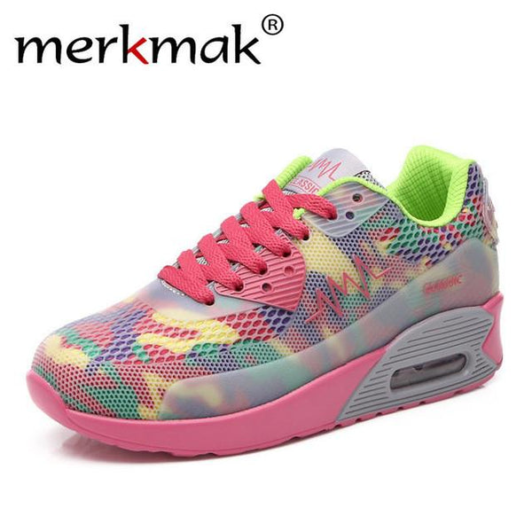 Merkmak New 2017 Casual Shoes Woman Footwear Breathable Soft Women Shoes Leisure Women's Flats Zapatillas Mujer