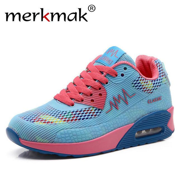 Merkmak New 2017 Casual Shoes Woman Footwear Breathable Soft Women Shoes Leisure Women's Flats Zapatillas Mujer