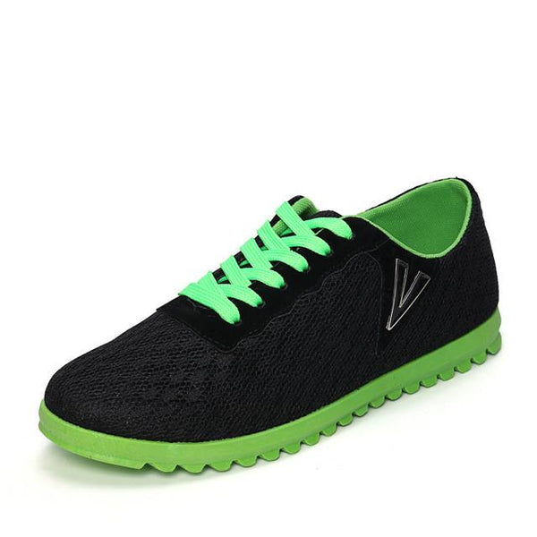 Spring Summer New Breathable Men Mesh Flat Shoes Eu 39-44 Fashion Outdoor Style Light Soft Breathable Casual Soft Light Footwear