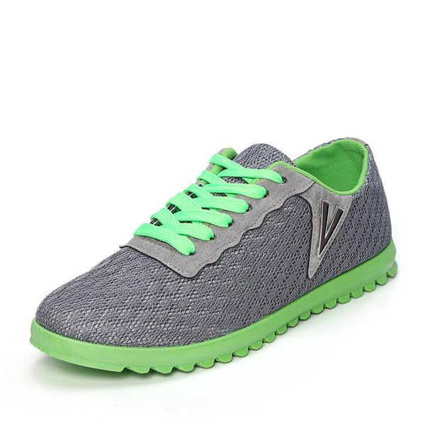 Spring Summer New Breathable Men Mesh Flat Shoes Eu 39-44 Fashion Outdoor Style Light Soft Breathable Casual Soft Light Footwear