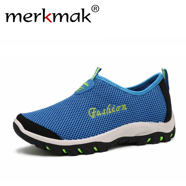 Merkmak 2017 New Fashion Men Casual Shoes Cheap Men's Flats Shoes Men Breathable Zapatillas Casual Shoes Big Size 47