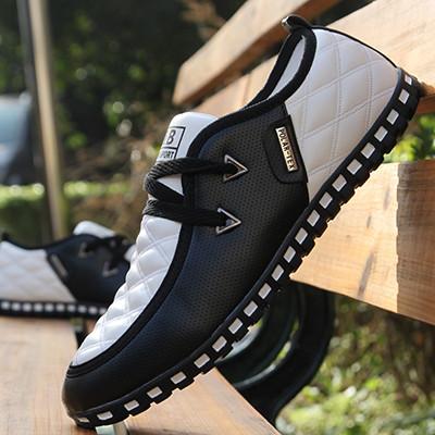 2017 new Fashion korean leisure men shoes spring men footwear autumn PU leather men flat shoes breathable casual men's flats