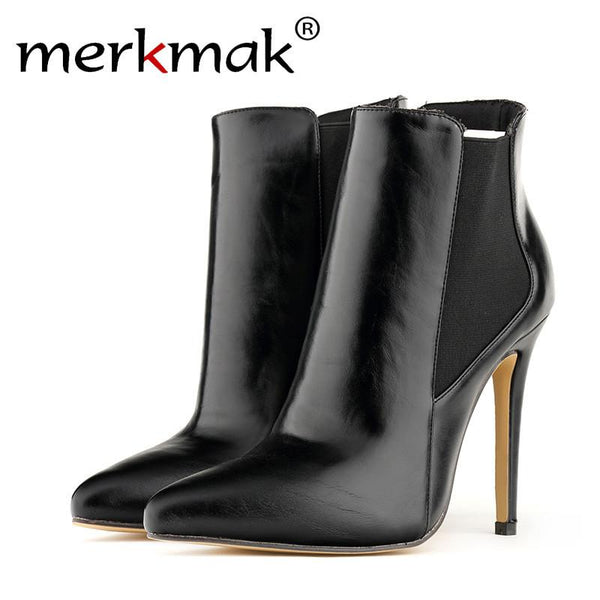 Merkmak Women High Heels Shoes 11 cm Wedge Flatform Punk Creeper Thick Cute Cat Shoes Black Purple Women Clearance Cheap Shoes