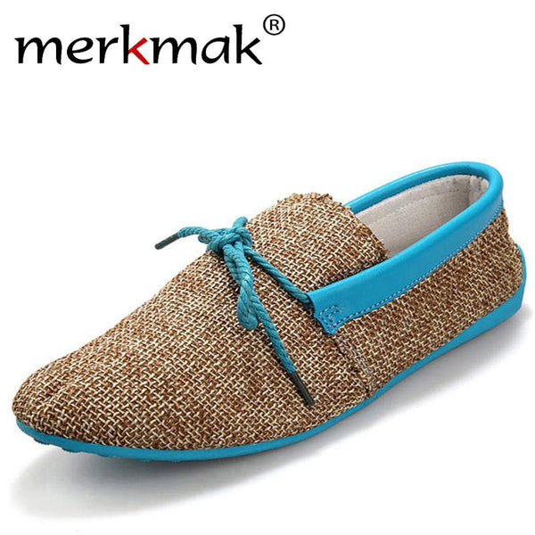 hot sale men shoes spring summer breathable fashion weaving Woven men casual flat shoes lace-up loafers comfortable mocassins