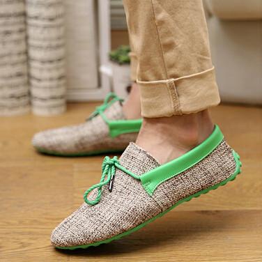 hot sale men shoes spring summer breathable fashion weaving Woven men casual flat shoes lace-up loafers comfortable mocassins