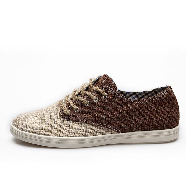 Merkmak Summer Causal Hemp Men Shoes High Quality Loafer Driving Comfortable Summer Men Flats Footwear Low Price Men's Moccasins