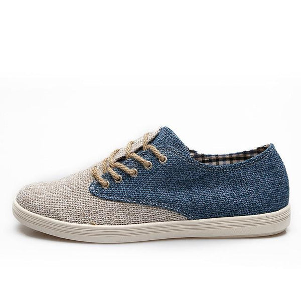 Merkmak Summer Causal Hemp Men Shoes High Quality Loafer Driving Comfortable Summer Men Flats Footwear Low Price Men's Moccasins