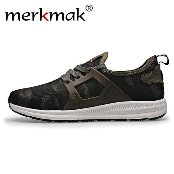 Merkmak Casual Camouflage Men's Shoes Fashion Unisex Canvas Comfortable Lace Up Footwear Breathable Flats Man Moccasin Wholesale