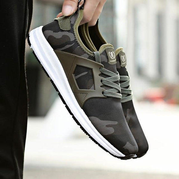 Merkmak Casual Camouflage Men's Shoes Fashion Unisex Canvas Comfortable Lace Up Footwear Breathable Flats Man Moccasin Wholesale