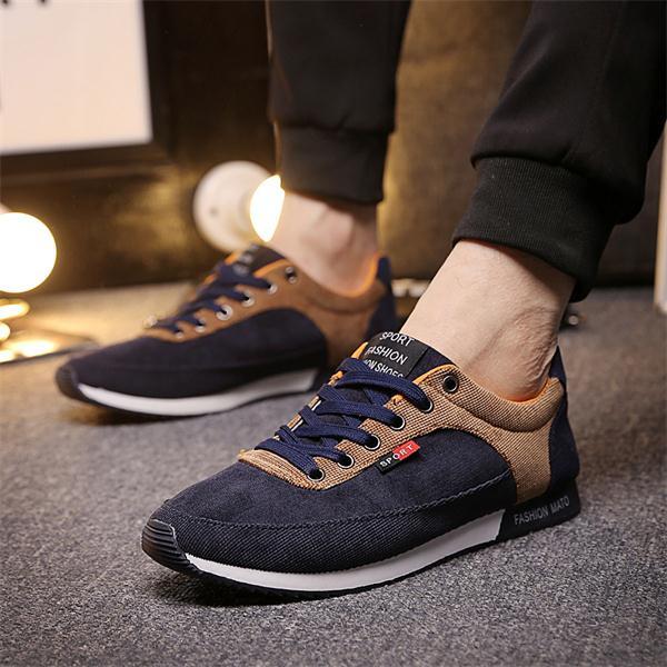 Merkmak Men's Shoes Causal Red Suede Man Footwear Shoes Fashion Breathable Outdoor Jogging Male Chaussures Hombres Drop Shipping