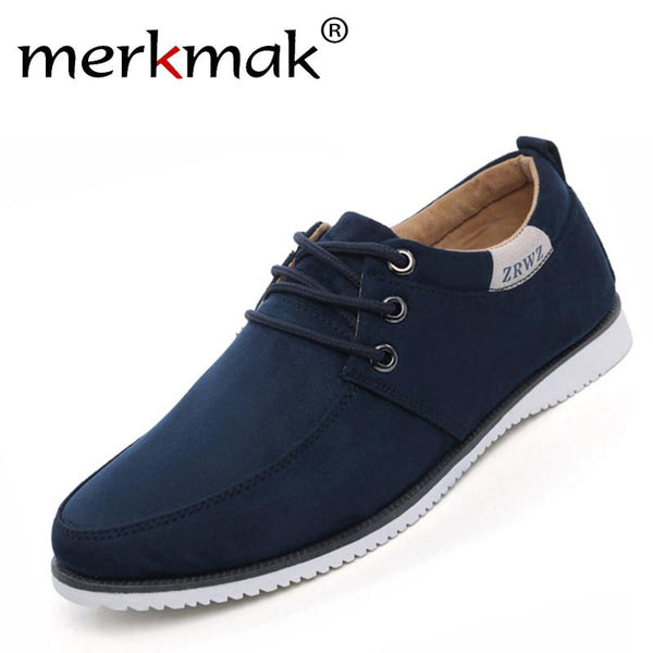 New 2017 Autumn Spring Men Shoes Casual Leisure Male Footwear Fashion Men's Flats Suede Leather Flat Shoes Men Comfortable Shoe