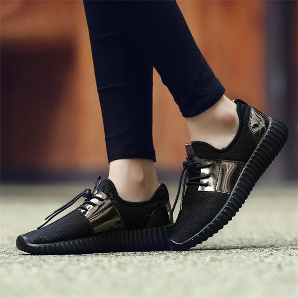 Merkmak Shoes's Men 2017 Couple Superstar Air Mesh Unisex Casual Shoes Summer Fashion Glitter Breathable Durable Flats Sapatos