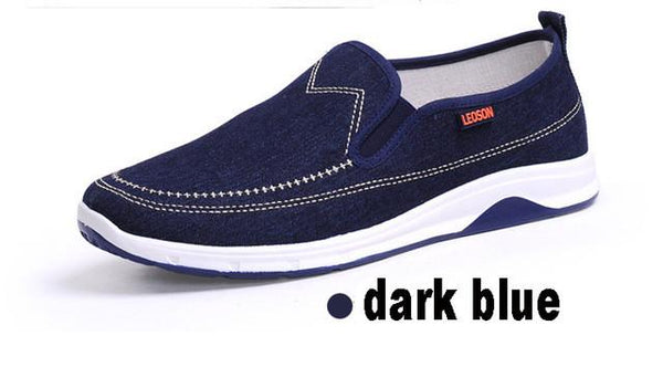 Merkmak Canvas Men Summer Shoes Casual Light Soft Flats Men Shoes Comfortable Sapatos Masculino Slip-on Men Loafer Drop Shipping