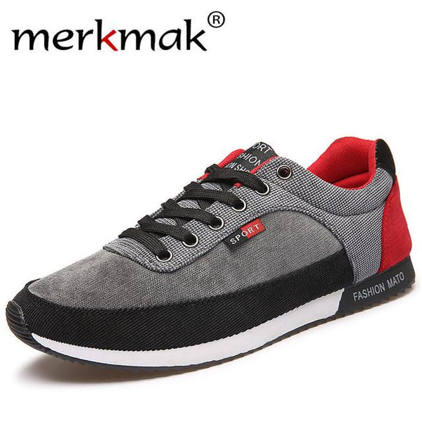 New Arrive Men Casual Shoes Spring Autumn Men's Shoes Canvas Patchwork Fashion Lace Up Mens Flats Shoes Male Footwear for Men