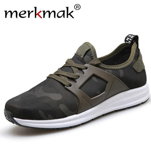 Merkmak Super New 2017 Men Casual Shoes Canvas Camouflage Star Style Male Shoes Comfort Soft Walking Driving Shoes Men Footwear