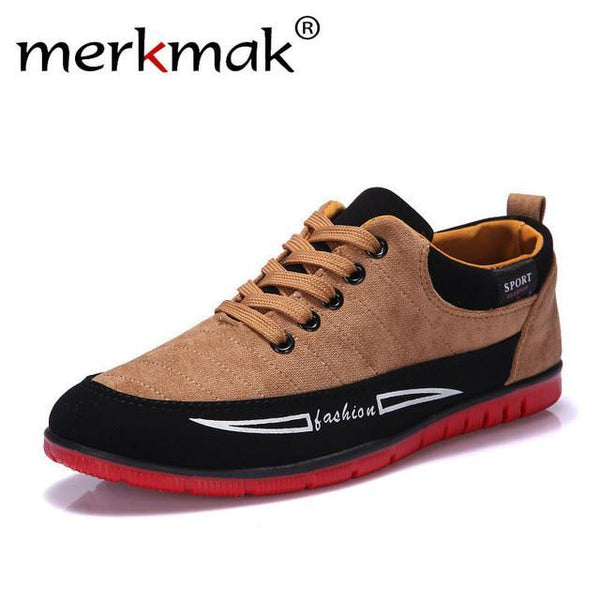 Merkmak Casual Spring Breathable Man Flats Shoes 2017 Fashion Shoes Men Outdoor Light Soft Style Man Footwear Mocassins Dropship