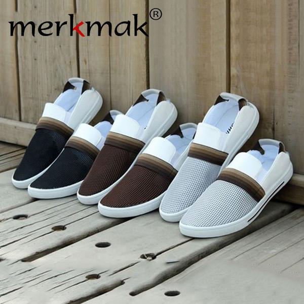 New 2017 fashion Men's flats Breathable Canvas Casual Shoes men flat shoes Slip-On Slippers men flats drop shipping LS004