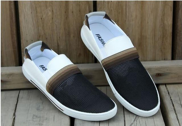 New 2017 fashion Men's flats Breathable Canvas Casual Shoes men flat shoes Slip-On Slippers men flats drop shipping LS004