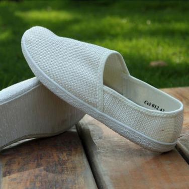 Merkmak Summer Breathable Men Hemp Knited Summer Flat Shoes Fashion Outdoor Style Light  Soft Men Casual Leisure Male Footwear