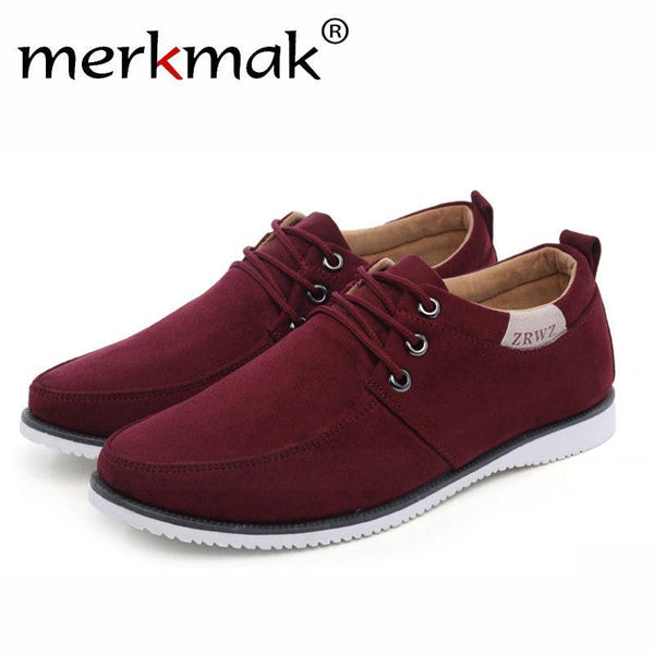 Merkmak Trendy Leisure Men Shoes Luxury Brand Breathable Comfortable for Male Footwear Men's Flats Shoes Drop Shipping