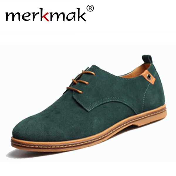 Big Size EU 38-48 Men Flat Shoes Men Summer Breathable Winter Warm Fashion Casual Shoes Brand Men's Flats Suede Leather Footwear