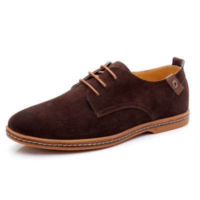 Big Size EU 38-48 Men Flat Shoes Men Summer Breathable Winter Warm Fashion Casual Shoes Brand Men's Flats Suede Leather Footwear