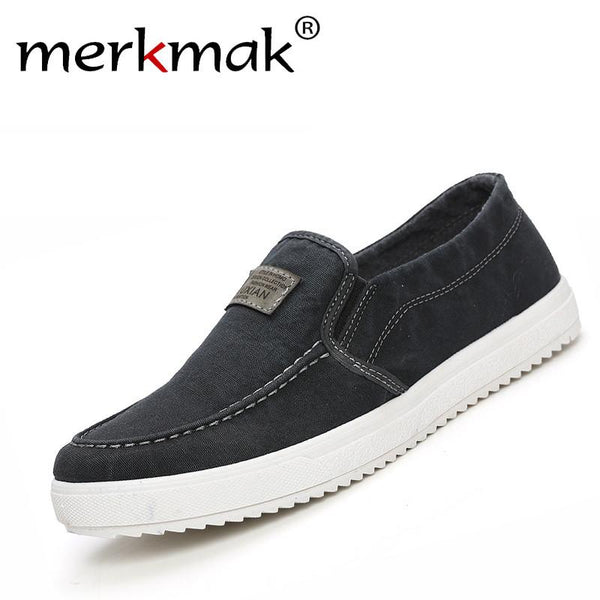 2017 Spring Autumn Men Casual Shoes Fashion Mens Male School Style Breathable Slip-On Canvas Antiskid Flat Shoes Drop Shipping