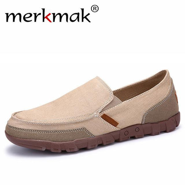 Drop Shipping Men Casual Shoes Canvas Loafers Big Size 38-48 Slip On Hot Sale New 2017 Men's Flat Shoes for Male Footwear