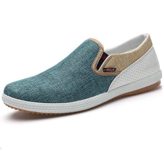 Merkmak British Style Men Flats Shoes Fashion Woven Patchwork Comforatble Loafer Man Footwear Leisure Light Soft Shoes Wholesale