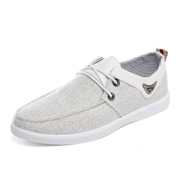 New 2017 Breathable Man Hemp Summer Flat Shoes Fashion Leisure Men Shoes Light Soft Men Casual Comfort Boat Driving Men's Flats