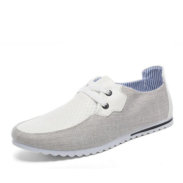 New 2017 Breathable Man Hemp Summer Flat Shoes Fashion Leisure Men Shoes Light Soft Men Casual Comfort Boat Driving Men's Flats