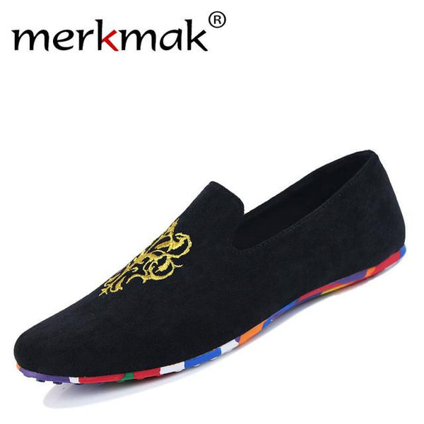 Hot Sale Velvet Loafers Men Shoes Men's Flats Male Slip-On Driving Shoes Large Size Soft Comfortable Designer Loafers Moccasins