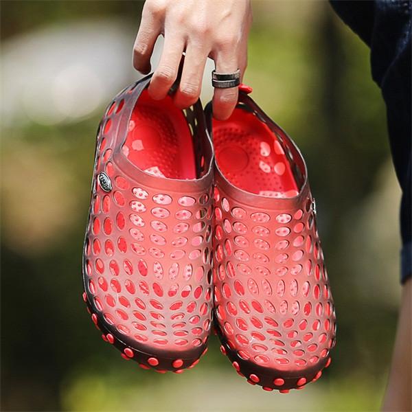Merkmak 2016 Mens Sandals Breathable Summer Soft Flats Driving Chaussure Homme Fretwork Water Fishing Shoes Zapatos Masculino
