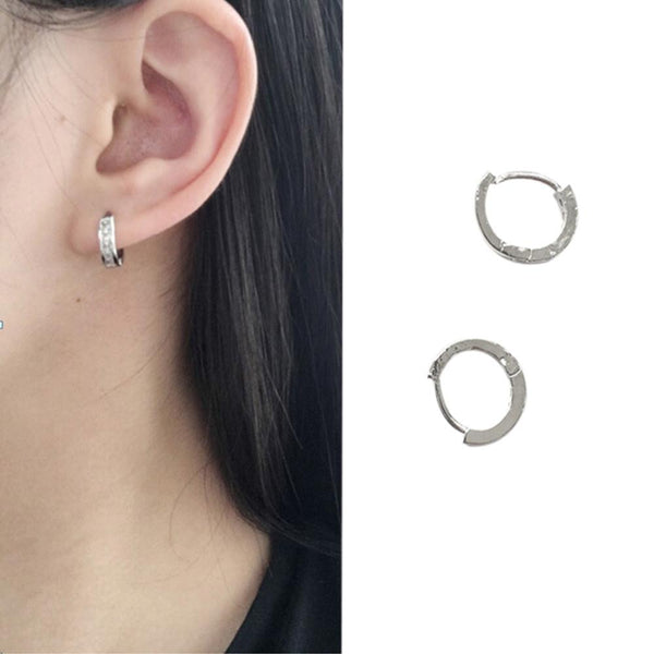 1 Pair NEW legant Women Ear Stud Crystal Rhinestone Hoop Earrings