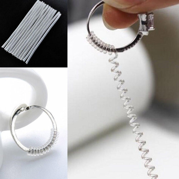 12pcsRing Size Adjuster Snuggies Insert Guard Tightener Reducer Resizing Fitter