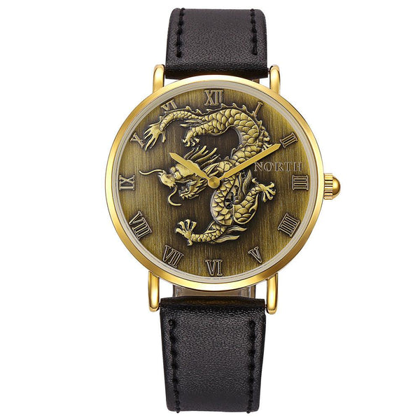 North Fashion Men Quartz Wrist Watch Leather Band Watch