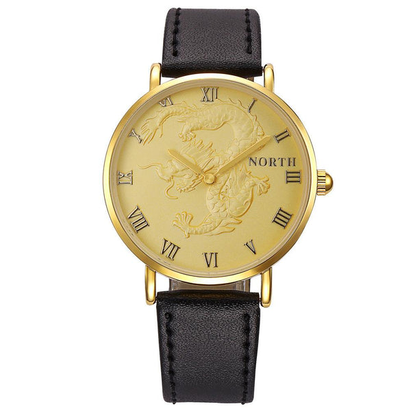 North Fashion Men Quartz Wrist Watch Leather Band Watch