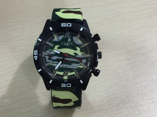 Fashion Camouflage Auartz Watch