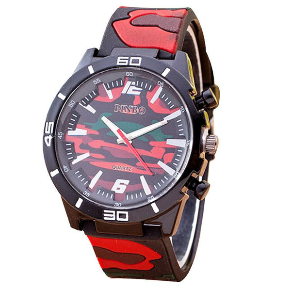 Fashion Camouflage Auartz Watch