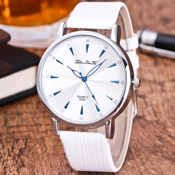Luxury Women Quartz Wrist Watch Leather Band Casual Dress Watch