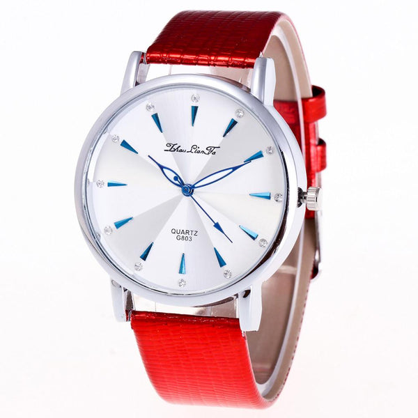 Luxury Women Quartz Wrist Watch Leather Band Casual Dress Watch