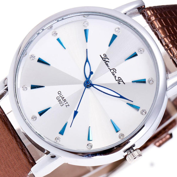 Luxury Women Quartz Wrist Watch Leather Band Casual Dress Watch