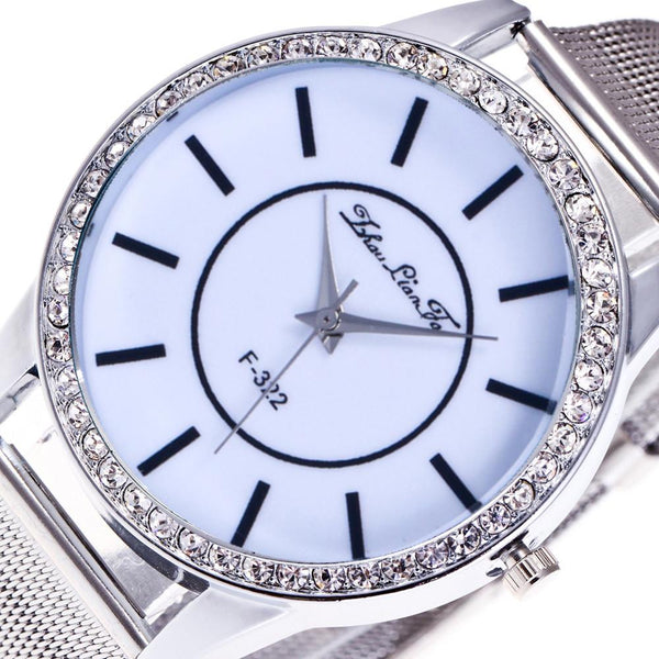 Unisex Watches Quartz Trendy Wrist Watch Stainless Steel Watches