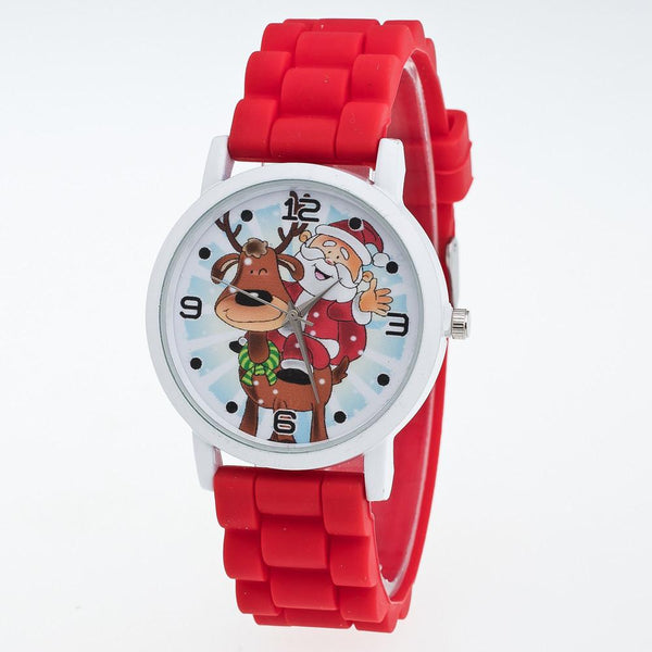 Christmas Gifts Childrenlor Fashion Watch Silicone Strap Wrist Watch