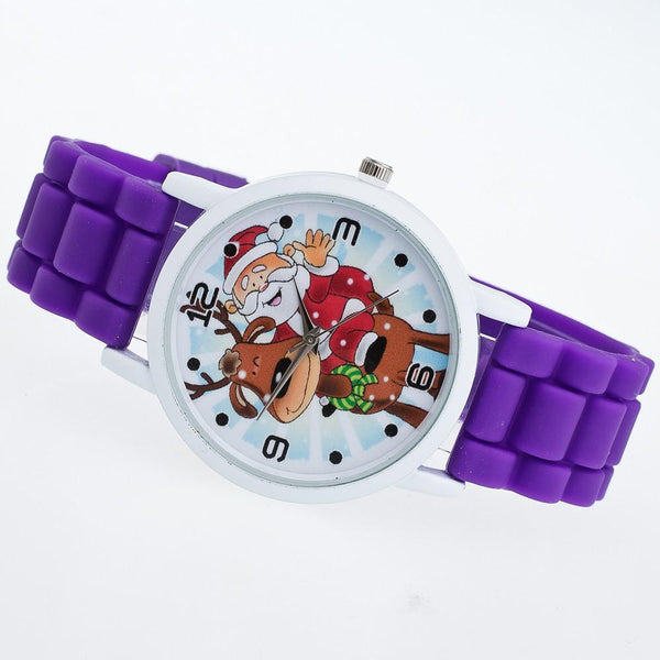 Christmas Gifts Childrenlor Fashion Watch Silicone Strap Wrist Watch