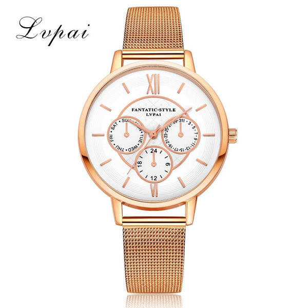 LVPAI Watches Women Quartz Wristwatch Clock Ladies Dress Gift Watches