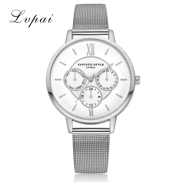 LVPAI Watches Women Quartz Wristwatch Clock Ladies Dress Gift Watches